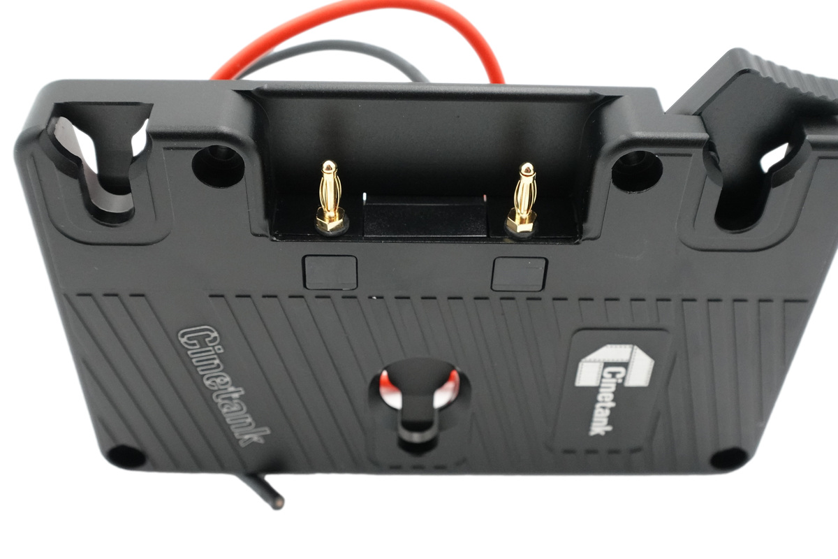 CINETANK 7075 Aluminum Alloy Gold Mount Female Plate with Flying Leads